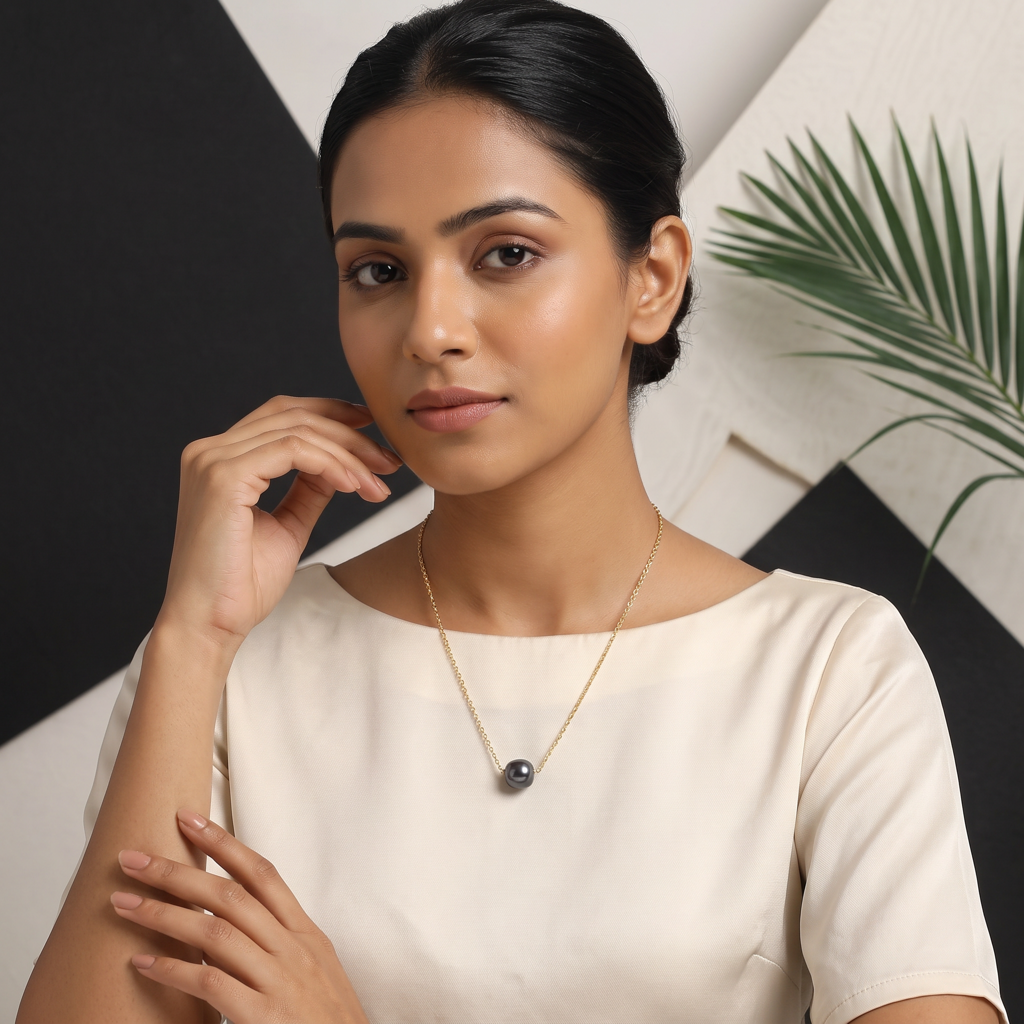 Solo Tahitian Pearl Necklace : solo-tahitian-pearl-necklace