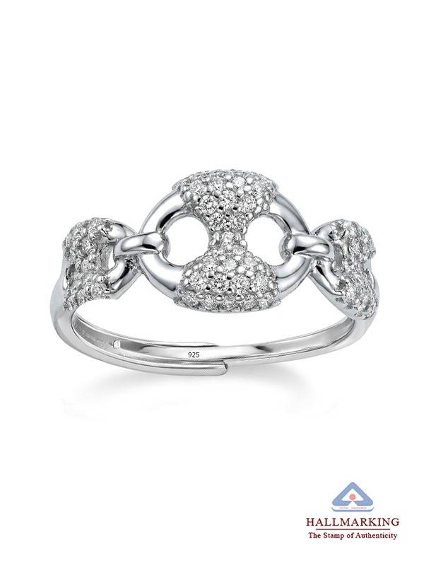 Mirel Sculpted Statement Finger Ring For Women : MSFR111737A18RH
