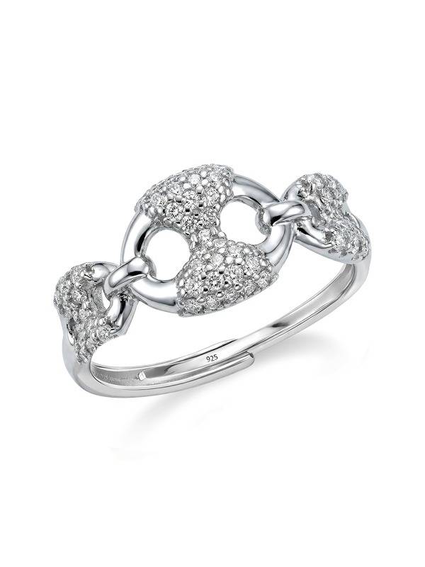 Mirel Sculpted Statement Finger Ring For Women : MSFR111737A18RH