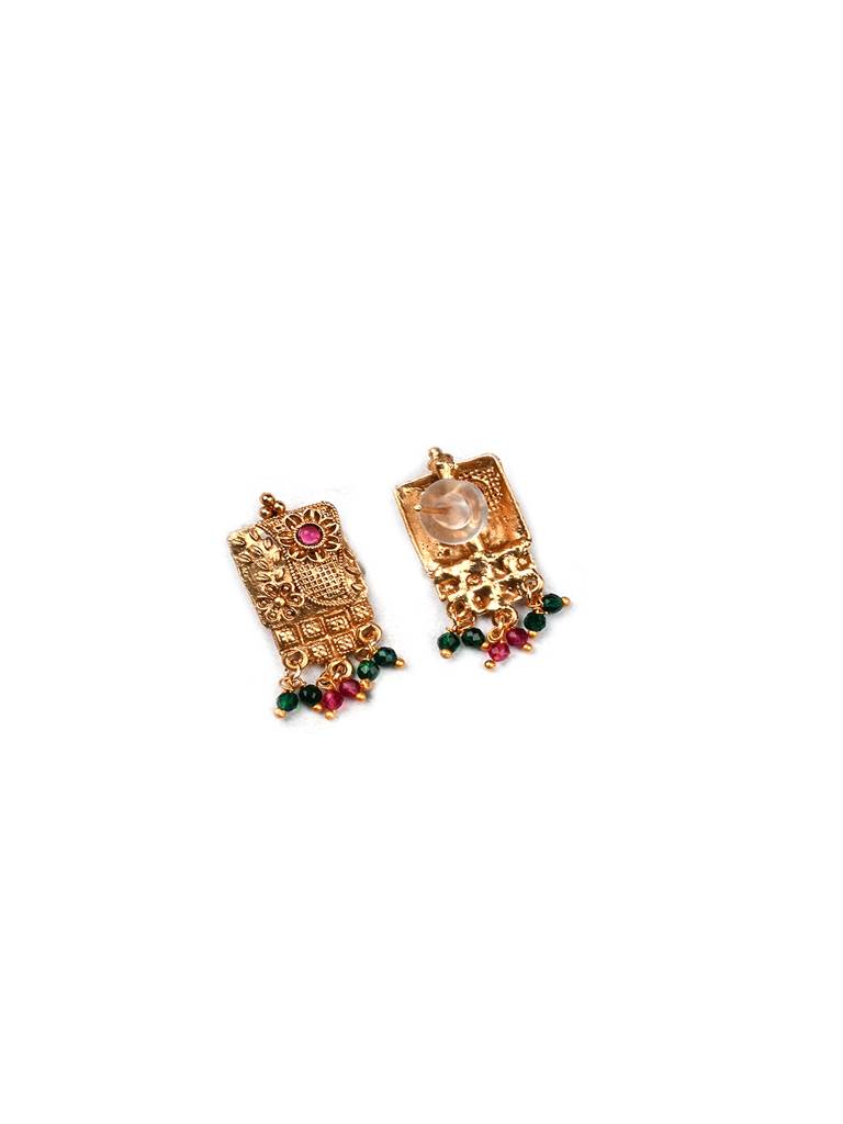 Luxurious Rajwadi Gold Plated Mangalsutra Set With Adjustable Polki Ring -Msrc02 : MSRC02