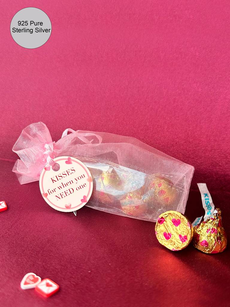 Mannash Blooming Love Valentine Gift Hamper Solitaire Heart Silver Ring : MZRVHR973D2401