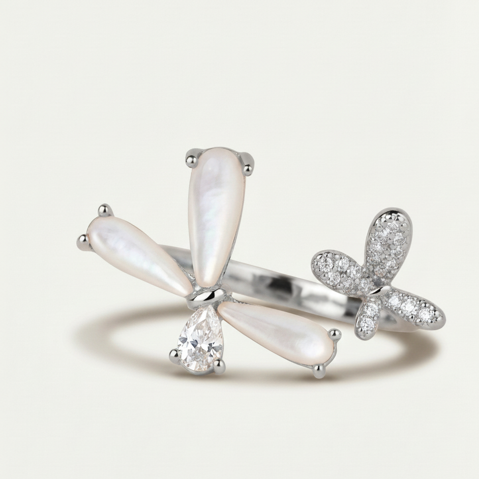 Garden Theme Ring For Women | Artistic Nature Design Statement Jewelry : 5488653873