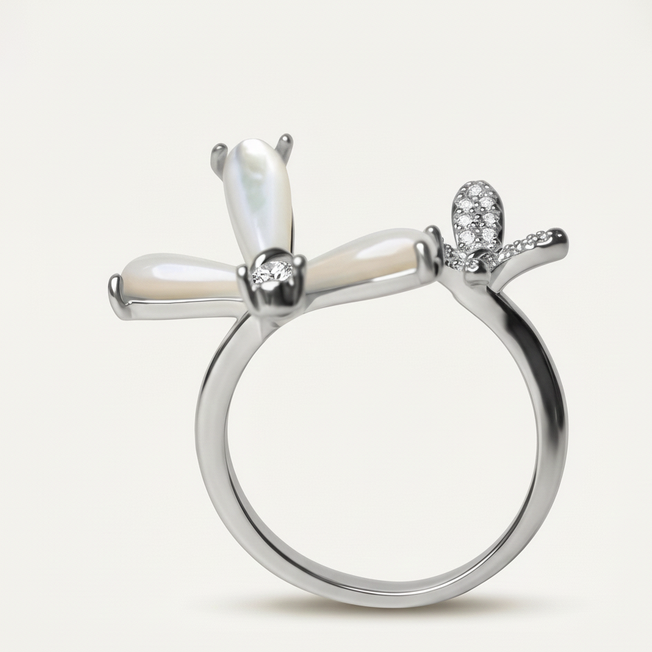 Garden Theme Ring For Women | Artistic Nature Design Statement Jewelry : 5488653873