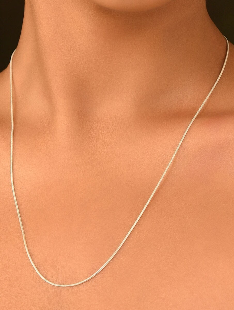925 Sterling Silver Snake Design Neck Chain : ARSPC46