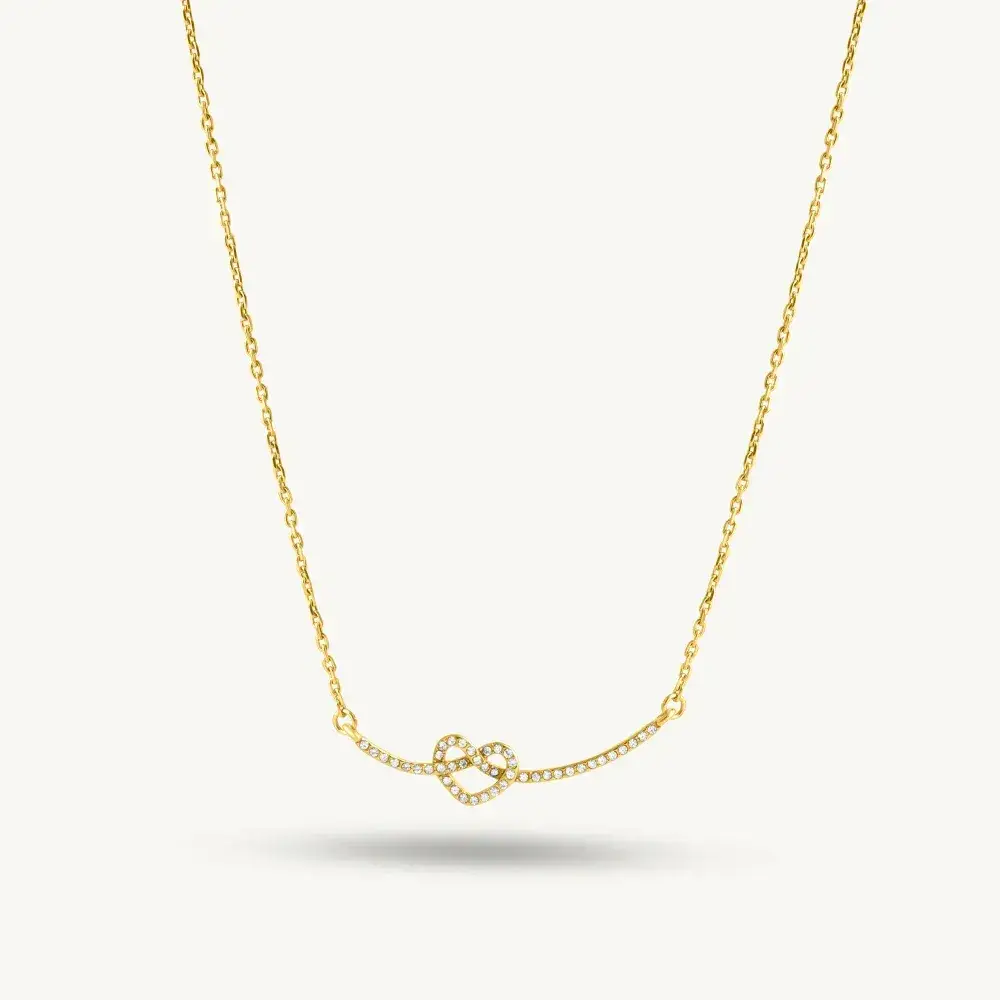 The Eternal Bond Infinity Necklace - Skin Safe, Symbolic Everyday Wear : 100512