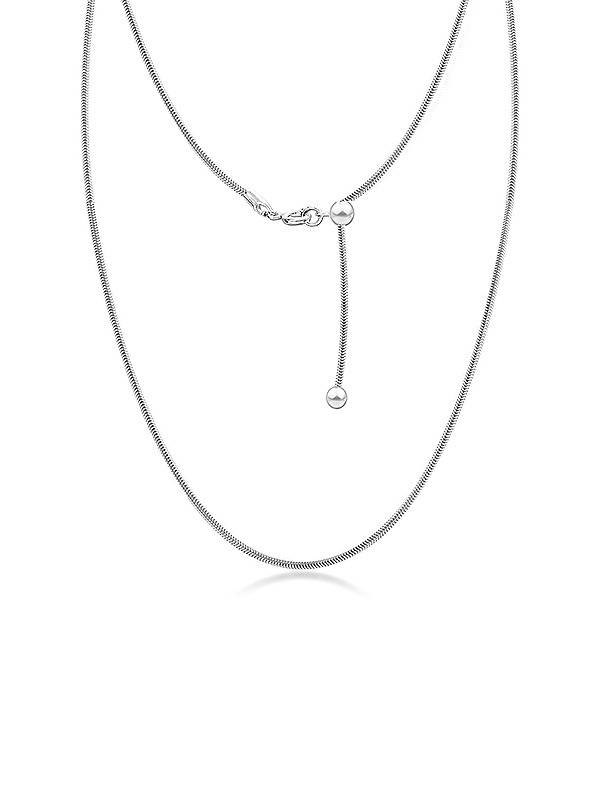 Italian Adjustable Snake Chain : NK123117S24ISL