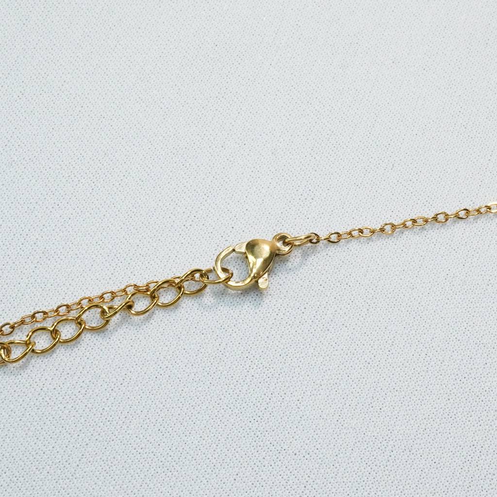 Crystal Heart Glow Necklace : NK180
