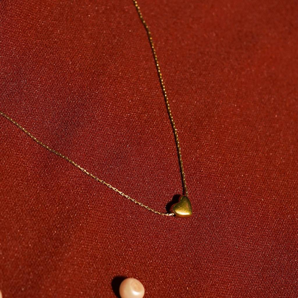 Crystal Heart Glow Necklace : NK180