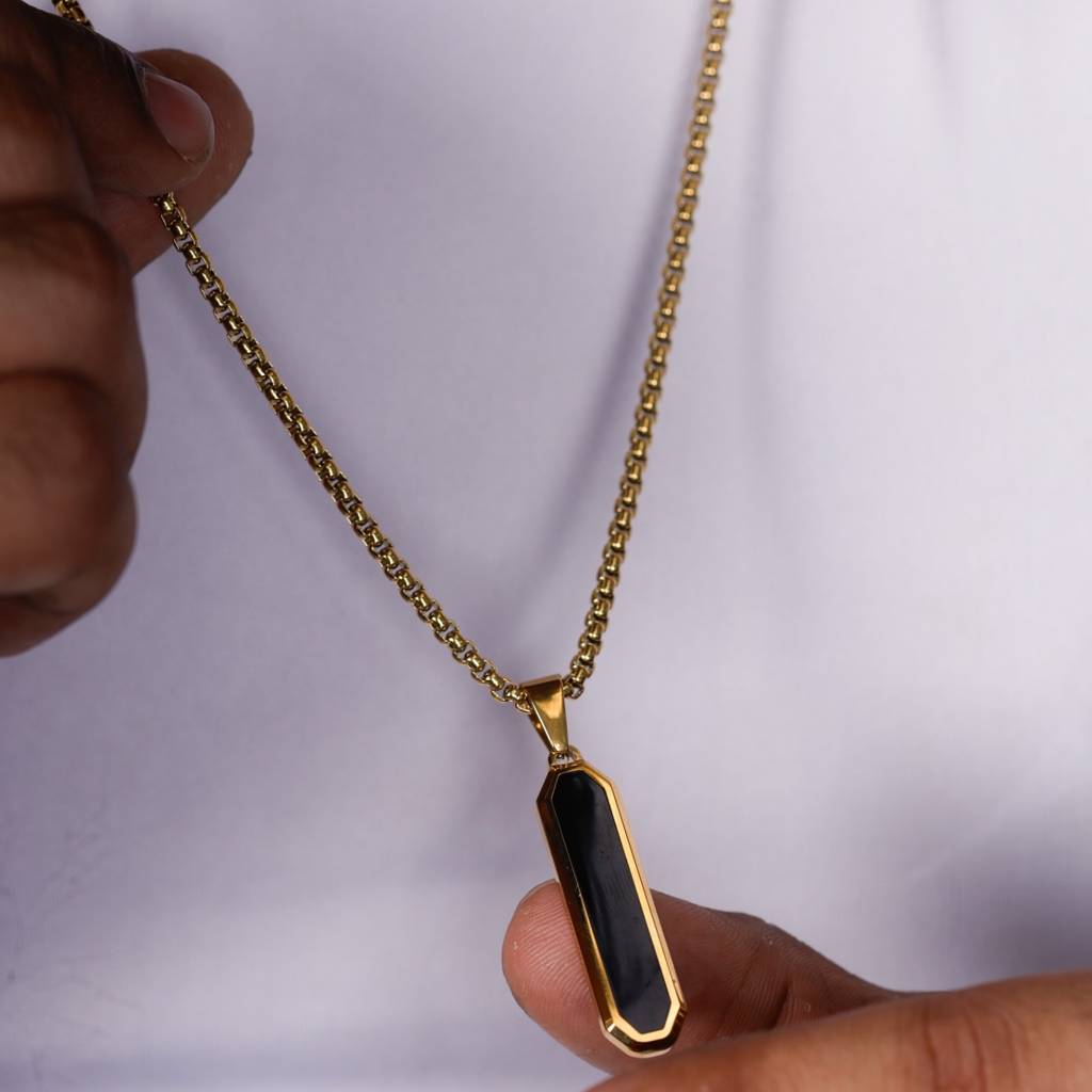 18K Gold Plated Pearl Rakhi With Leather Bracelet, Emerald Pendant Chain And Classic Ring Gift Hamper F : BR166BR171NK185RG153