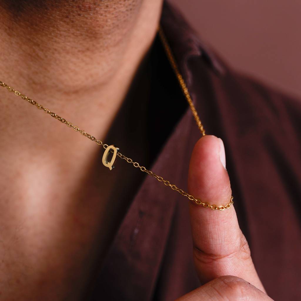 Initial Pendant Necklace : NK238