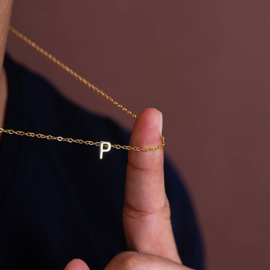 Initial Pendant Necklace : NK240
