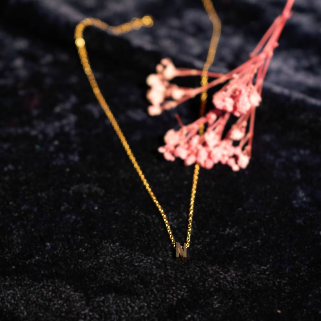 Initial Pendant Necklace : NK243