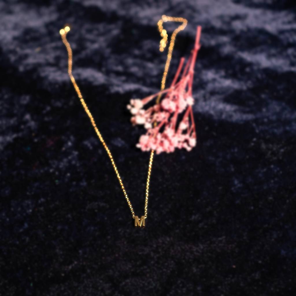Initial Pendant Necklace : NK244