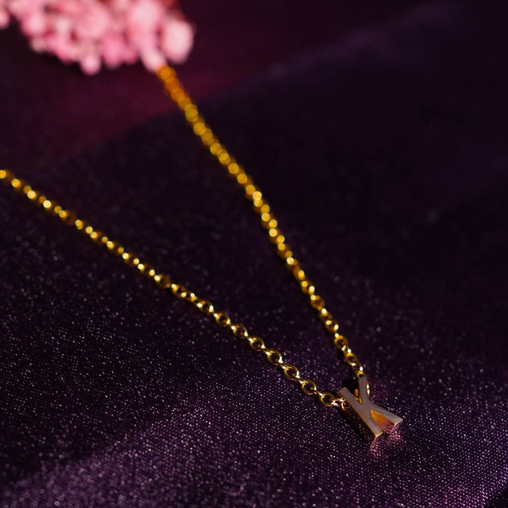 Initial Pendant Necklace : NK246