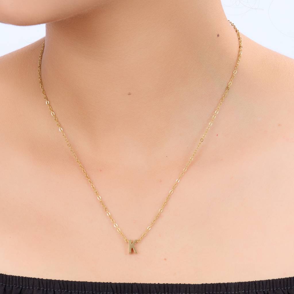Initial Pendant Necklace : NK246