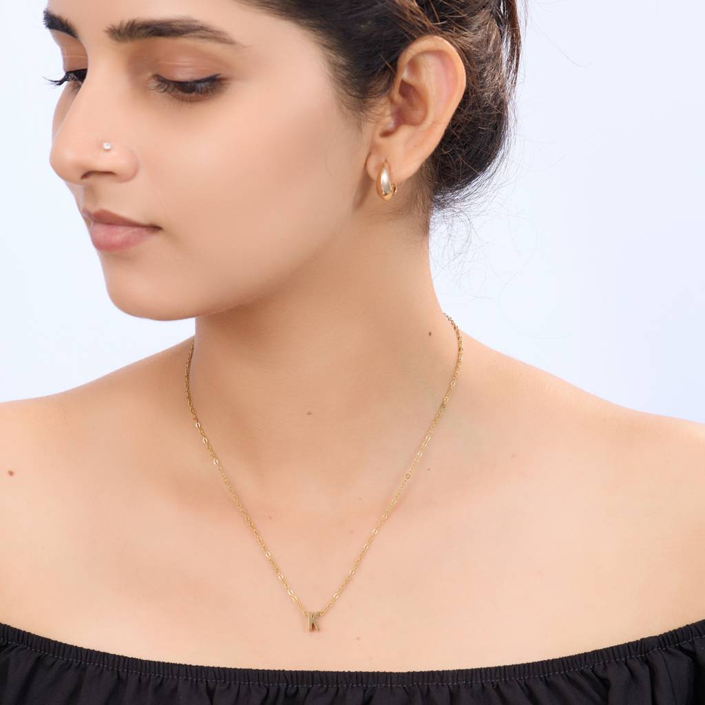 Initial Pendant Necklace : NK246