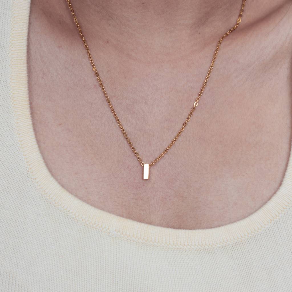 Initial Pendant Necklace : NK249