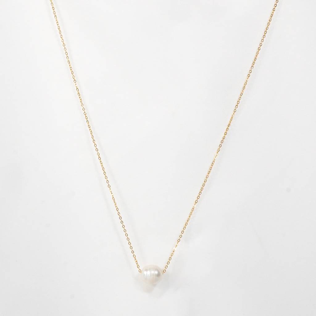 Baroque Pearl Style Gold Necklace : NK264