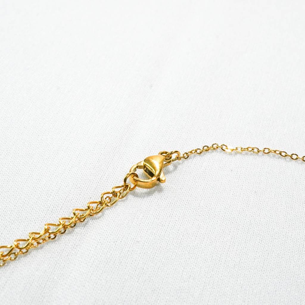Baroque Pearl Style Gold Necklace : NK264