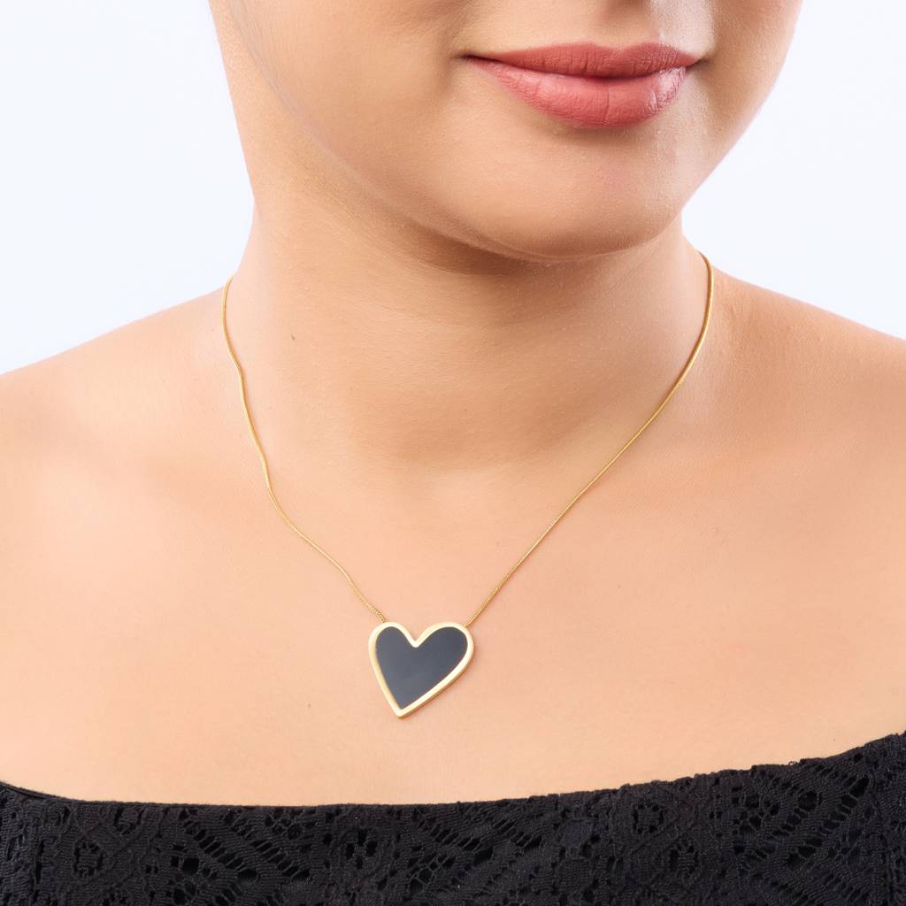 Panther Heart Luxury Gold Necklace : NK81