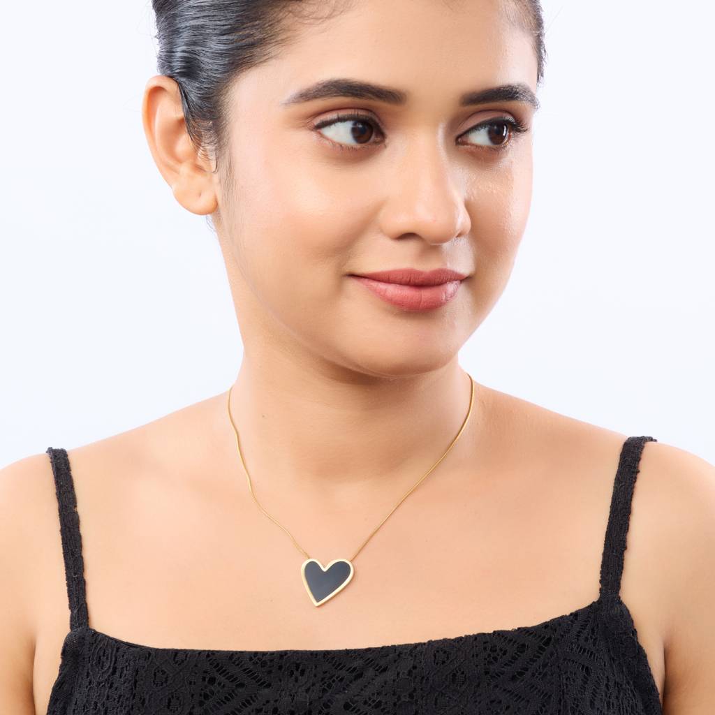 Panther Heart Luxury Gold Necklace : NK81