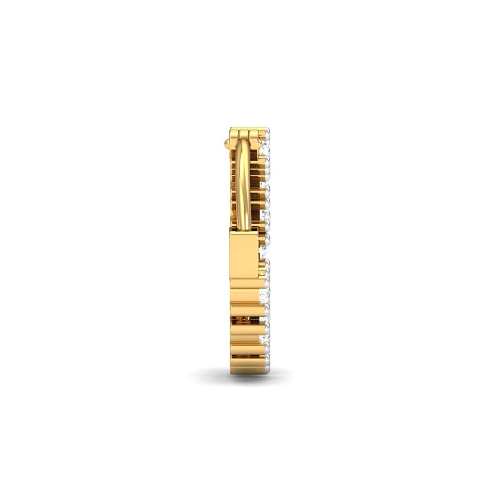9K Yellow Gold Stark Nose Ring : NP12077