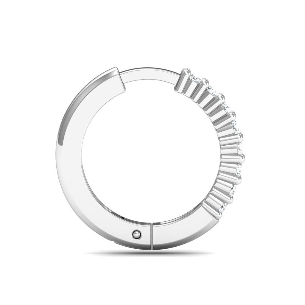 9K White Gold Aarya Nose Ring : NP12099