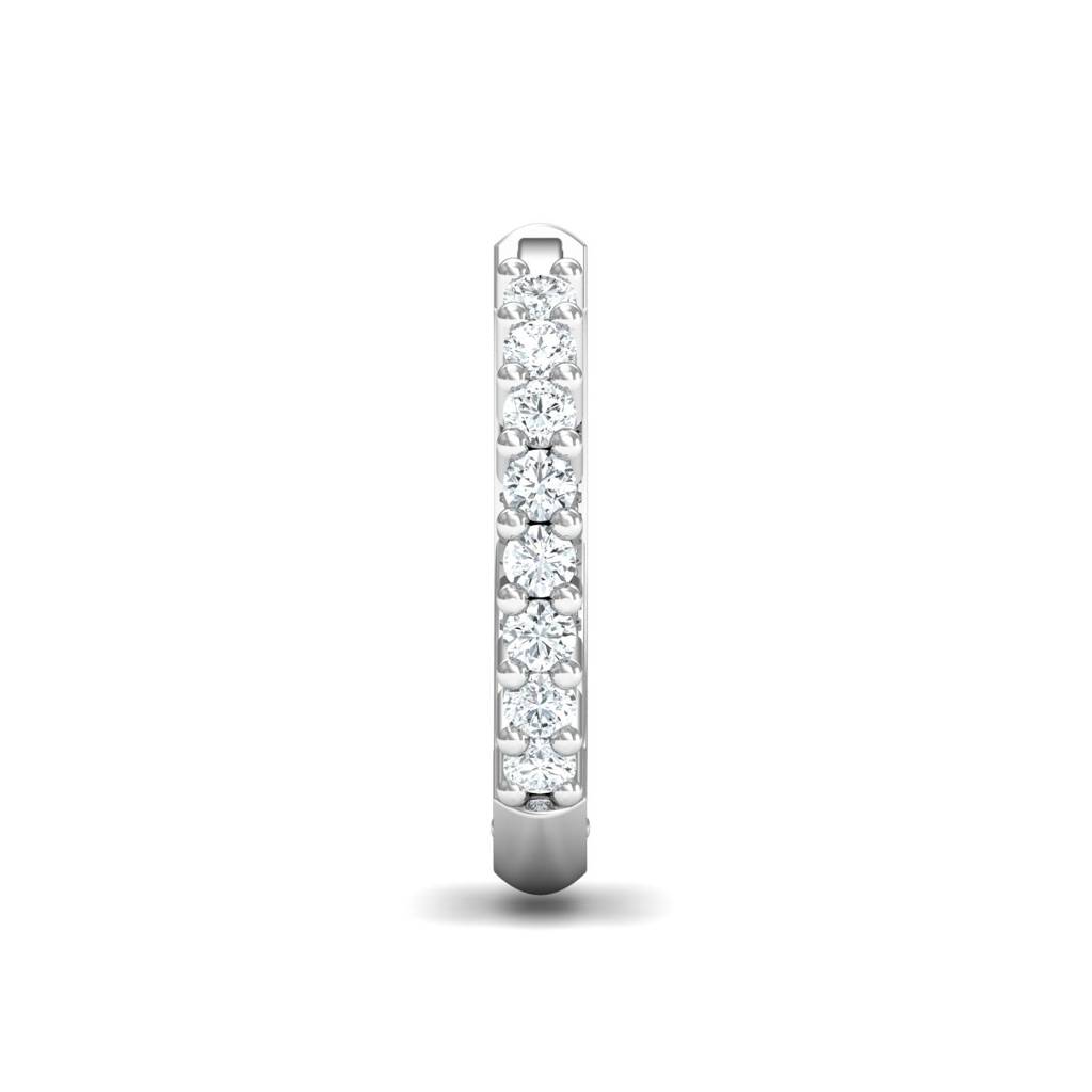 9K White Gold Aarya Nose Ring : NP12099
