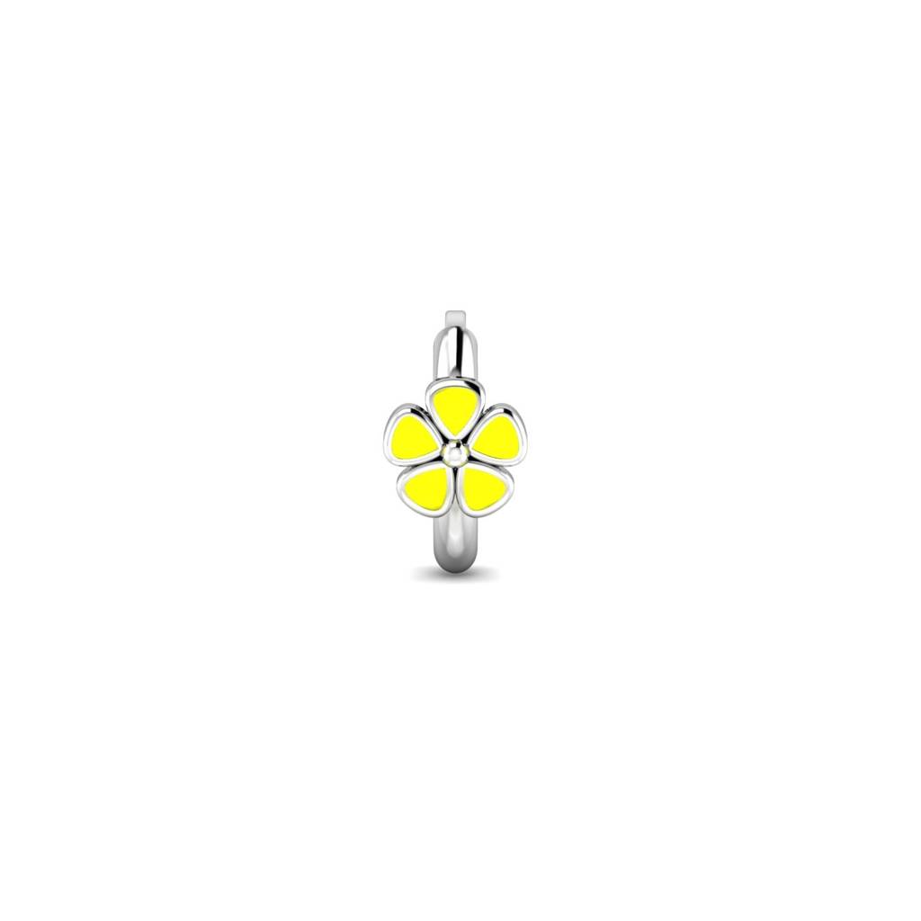 9K White Gold Gira Yellow Nosering : NP13016