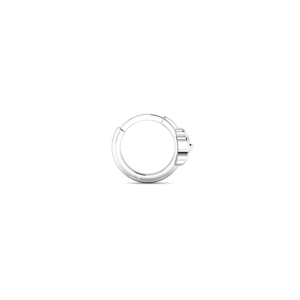 9K White Gold Gira Yellow Nosering : NP13016