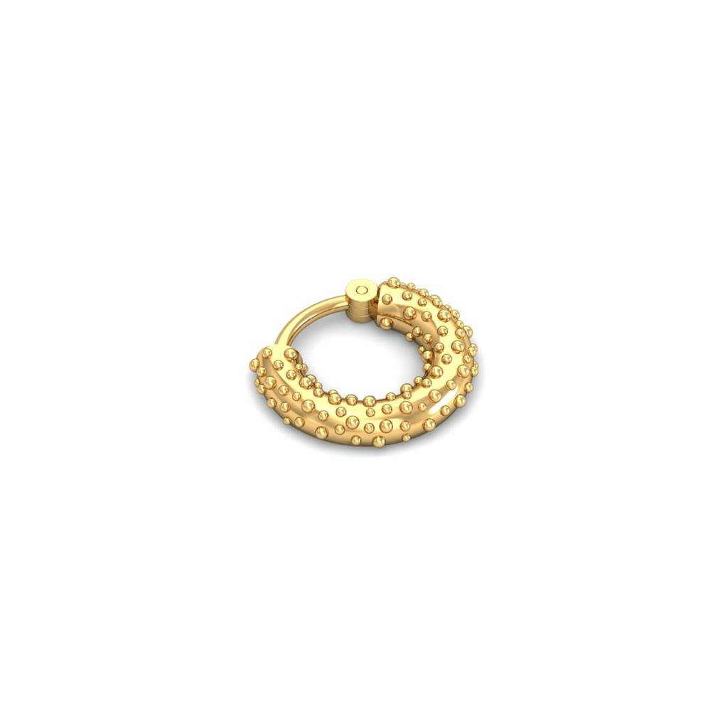 9K Yellow Gold Buzzy Gold Septum Ring : NP23011