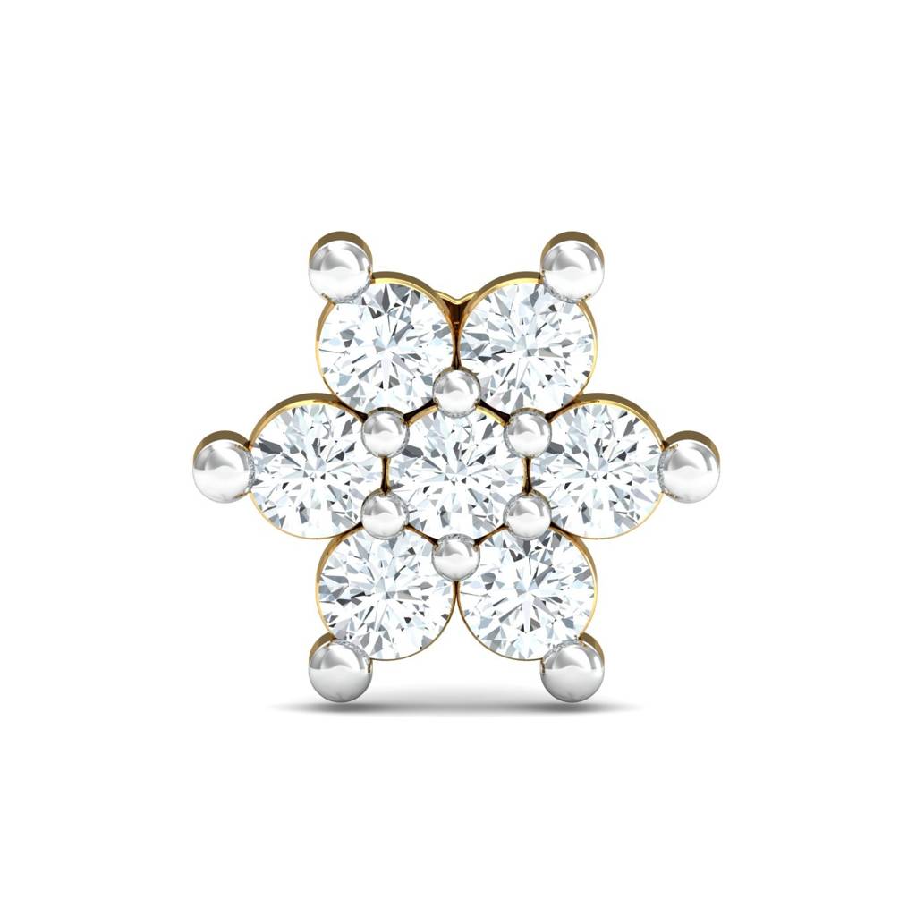 9K Yellow Gold Sevora Nose Stud : NP42027