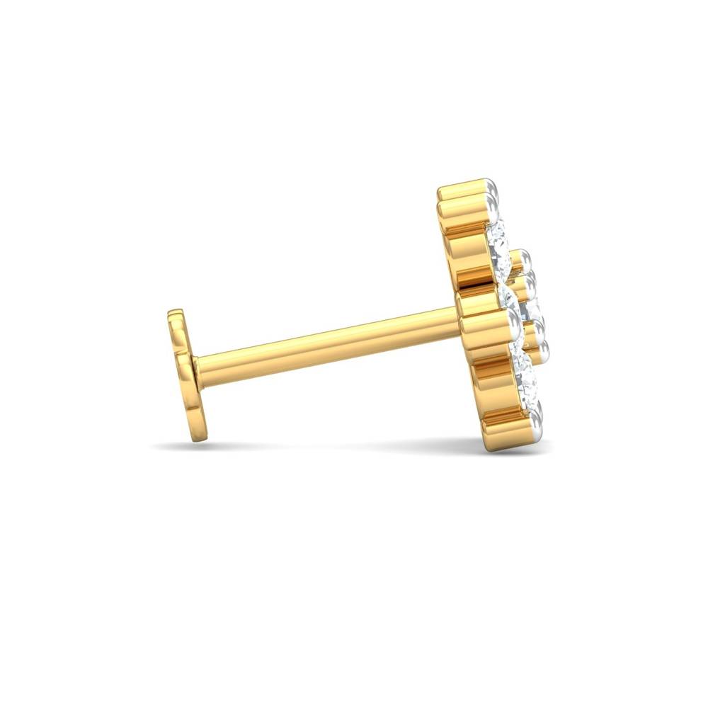 9K Yellow Gold Sevora Nose Stud : NP42027