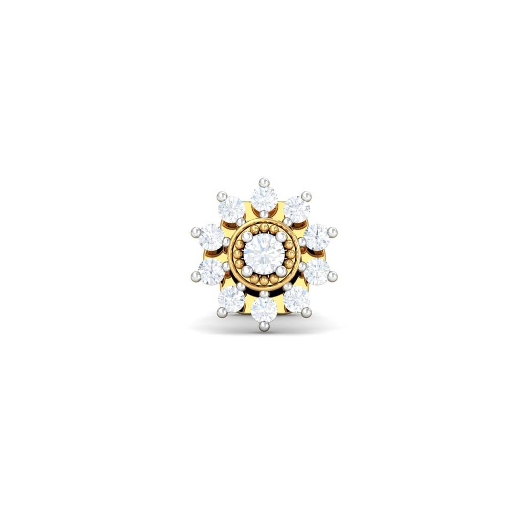 9K Yellow Gold Suru L Nose Stud : NP42029