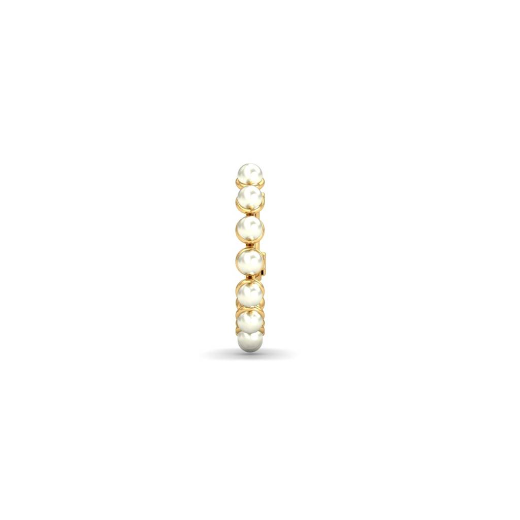 9K Yellow Gold Dream Pearl Nose Ring (Right Side) : NP9120