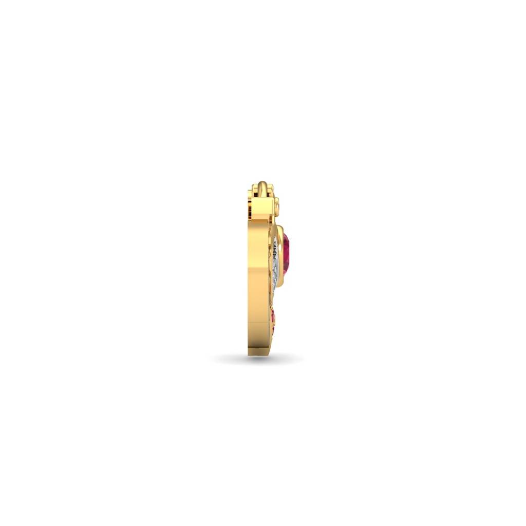 9K Yellow Gold Chiluka Clicker Nose Ring : NP9121