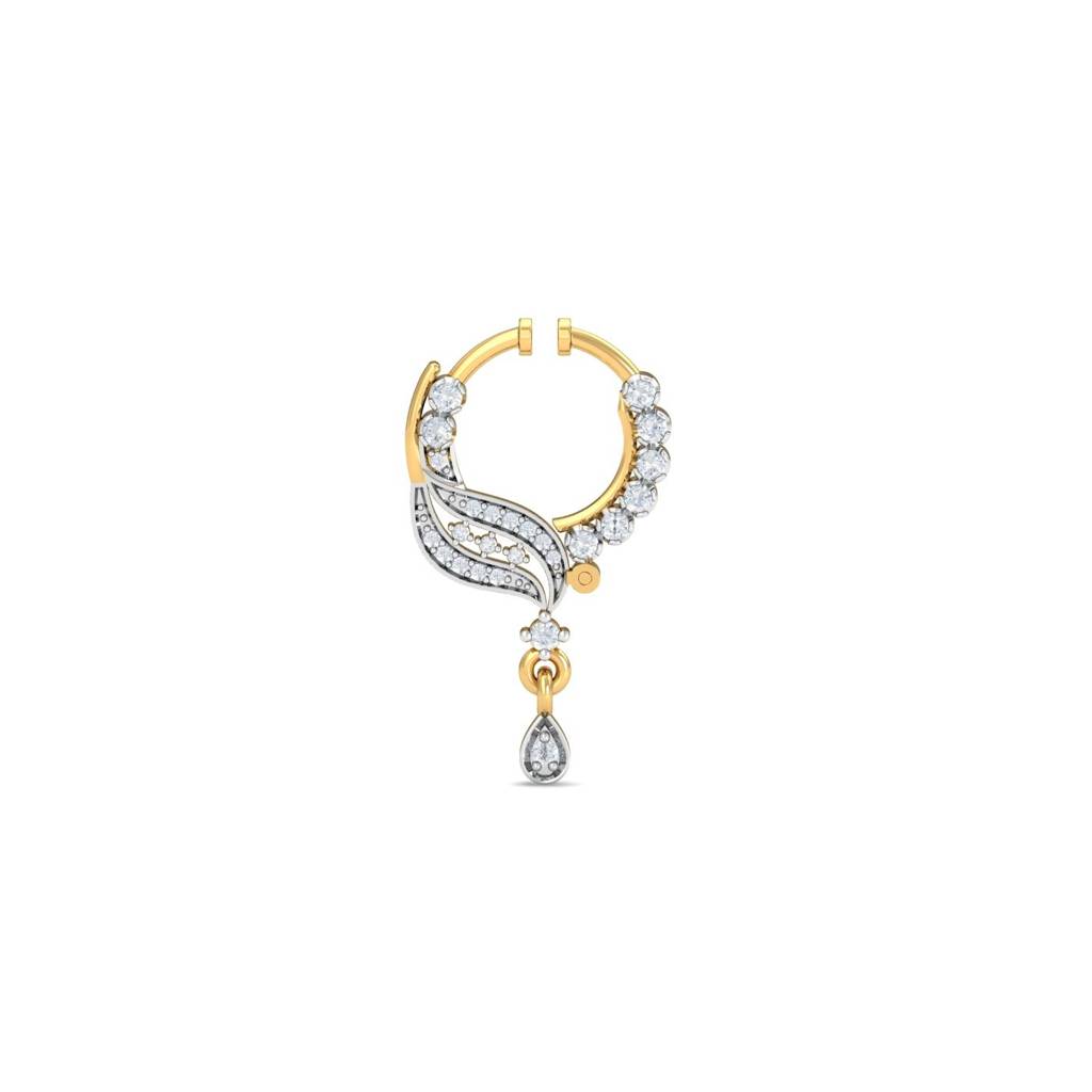 9K Yellow Gold Tarini Spring Nose Ring : NP9195