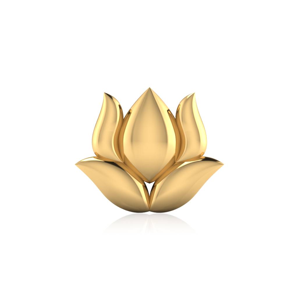 The Gaja Gold Nose Screw : NS-0259YG