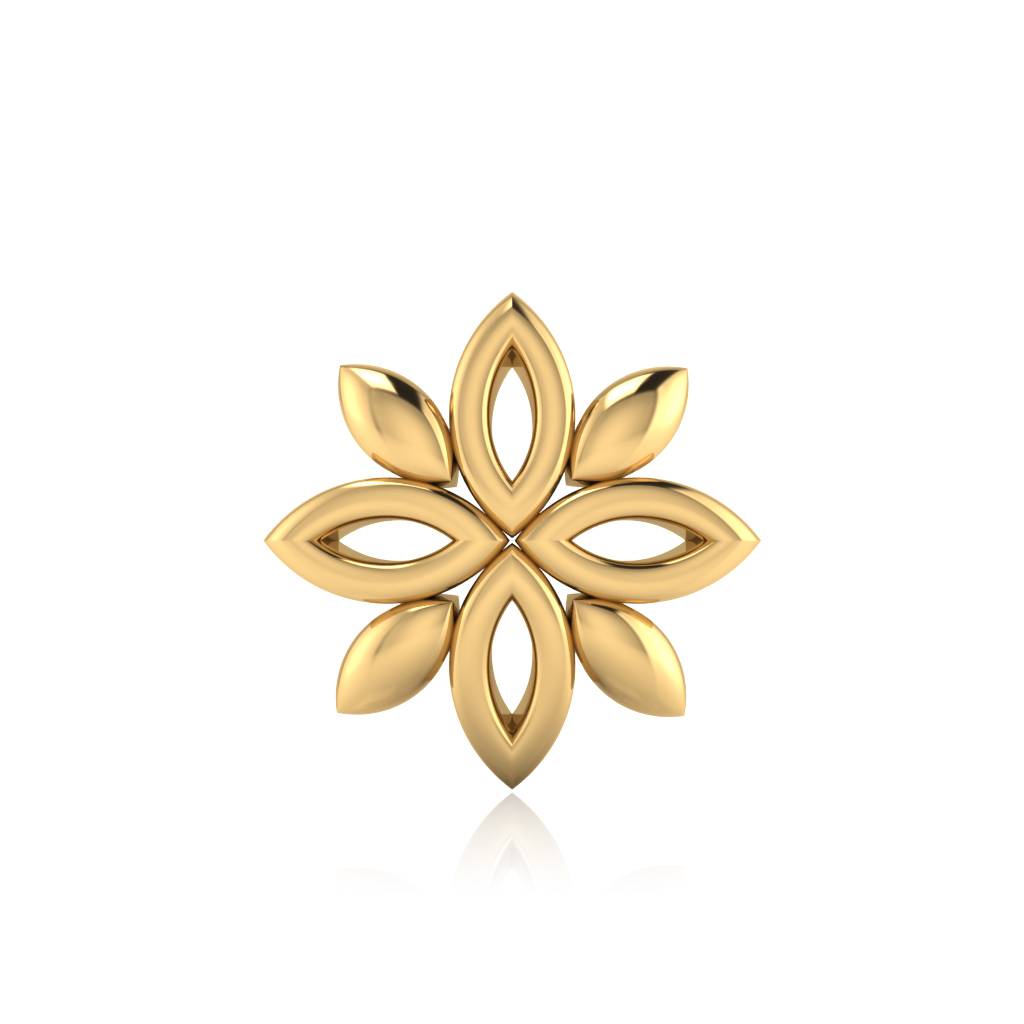 The Gorgeous Gold Nose Pin : NS-0564YG