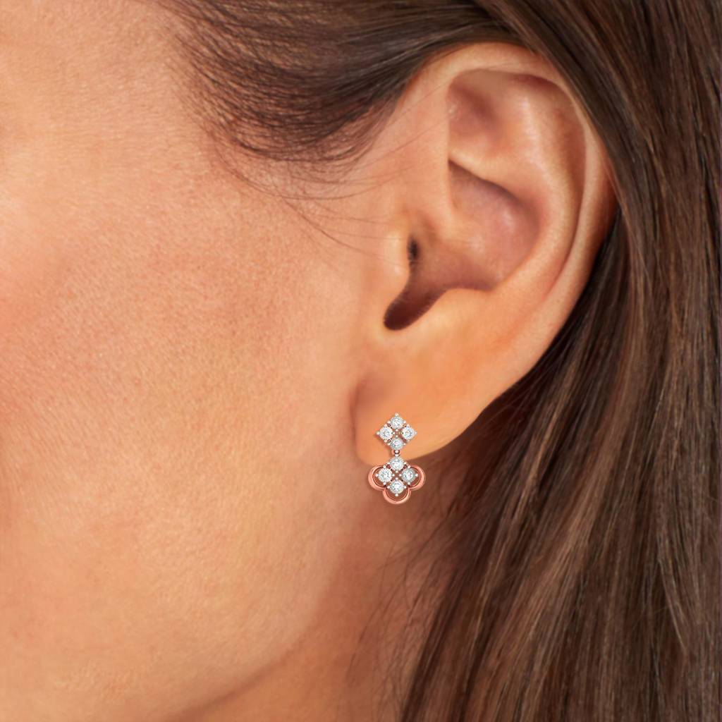 Dilara Diamond Stud Earrings : NS04021NE-M