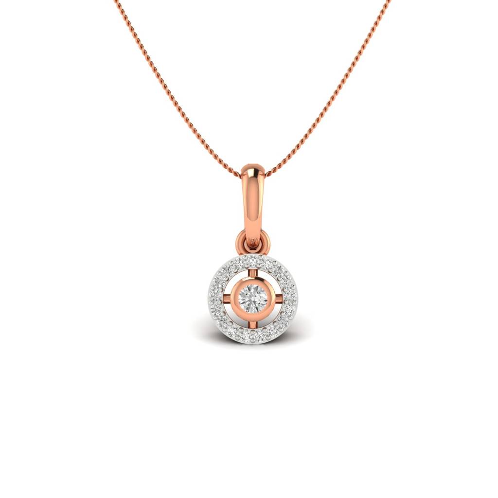 Celestial Circle Diamond Pendant : O-1978-M