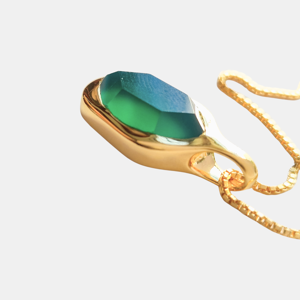 Odyssey Gemstone Detachable Pendant : PD-OD02-YG-GRN