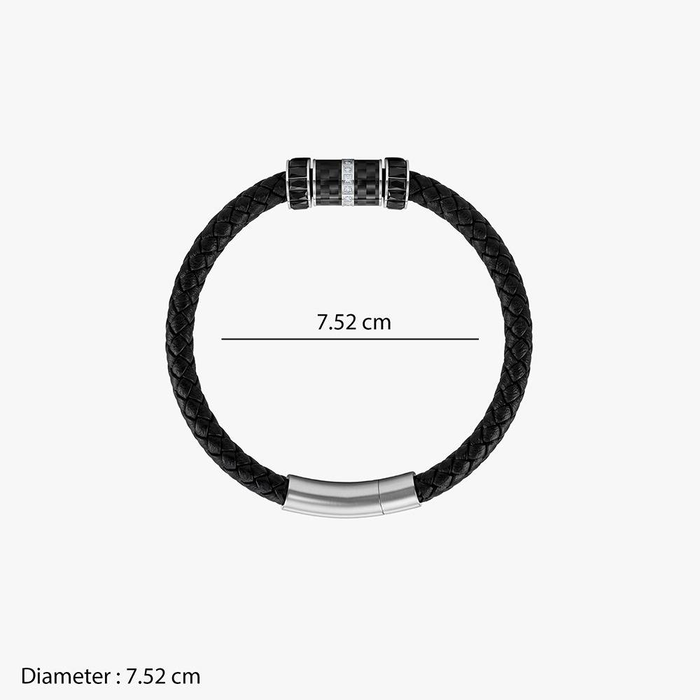 Void Black Plated Bracelet For Men | Gifts For Men & Boys| Waterproof, Anti Tarnish, Skin Safe Jewellery : OMBR0133