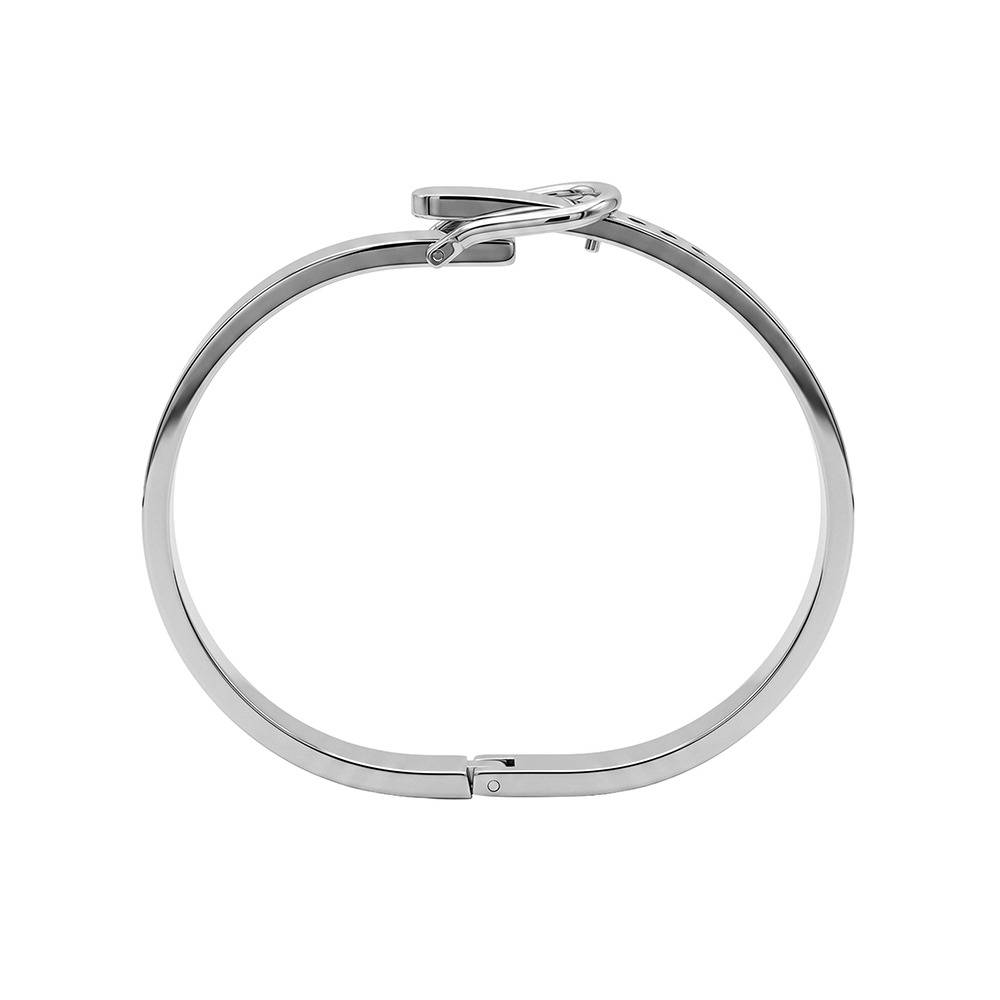 Locked Down Rhodium Plated Cuff For Men | Gifts For Men & Boys| Waterproof, Anti Tarnish, Skin Safe Jewellery : OMBR0147