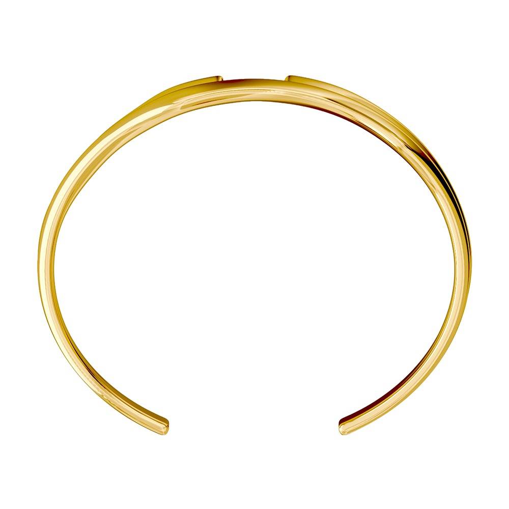 Sharp Mood Gold Plated Cuff Bracelet |Gifts For Women & Girls| Waterproof, Anti Tarnish, Skin Safe Jewellery 18K Gold : OMBR04