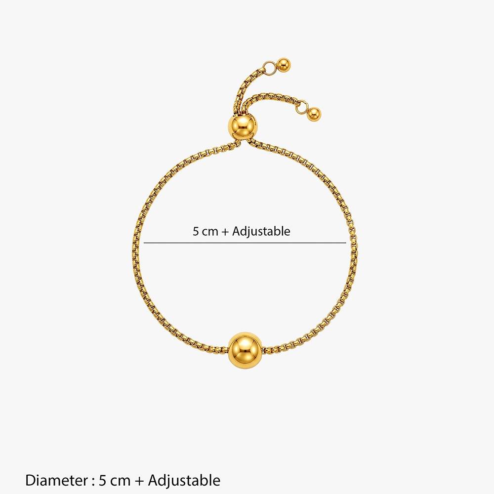 Orb Theory Gold Plated Bracelet |Gifts For Women & Girls| Waterproof, Anti Tarnish, Skin Safe Jewellery 18K Gold Ton : OMBR057