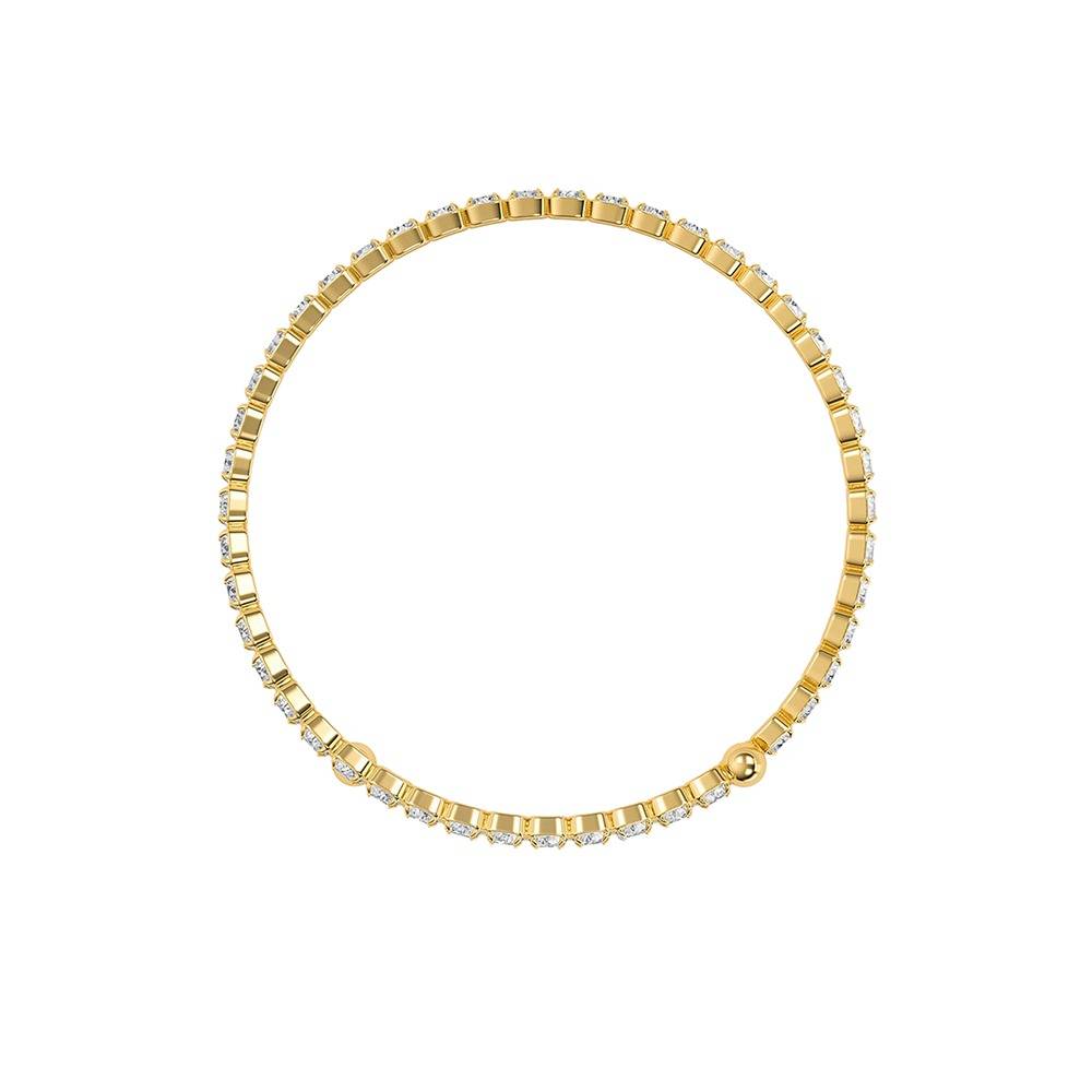 Court Side Chaos Bracelets |Gifts For Women & Girls| Waterproof, Anti Tarnish, Skin Safe Jewellery 18K Gold Tone Pla : OMBR070