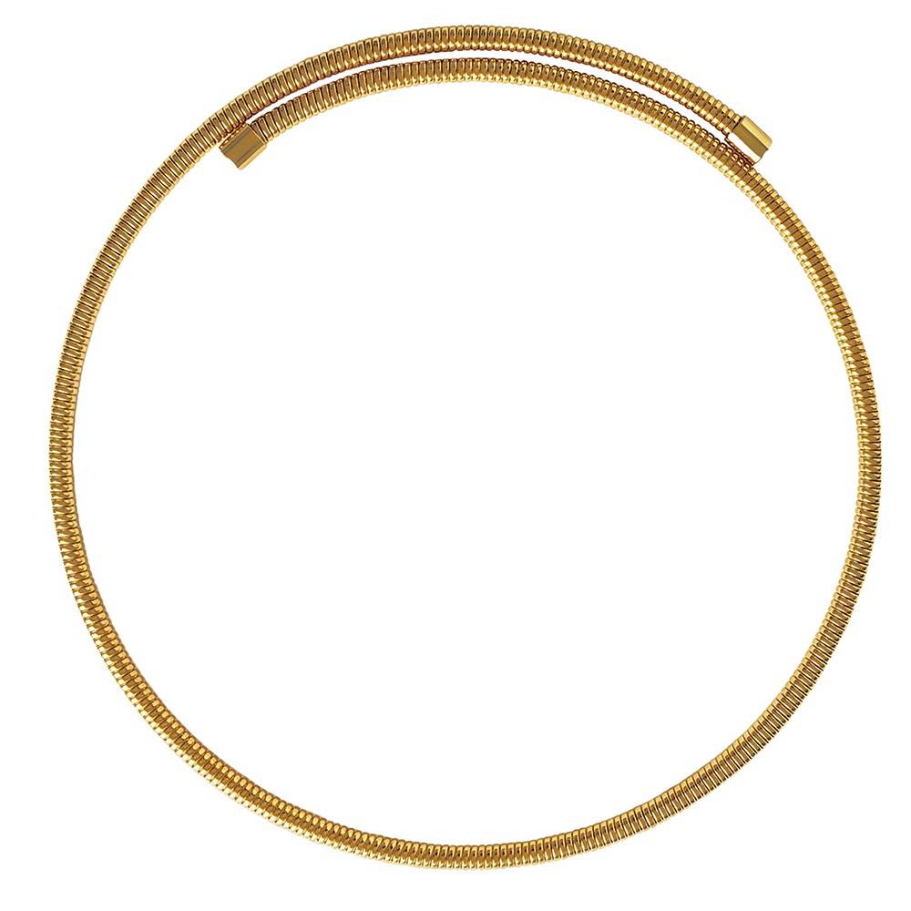 Collar Crush Gold Plated Chain | Gifts For Women & Girls| Waterproof, Anti Tarnish, Skin Safe Jewellery 18K Gold Tone : OMCH01