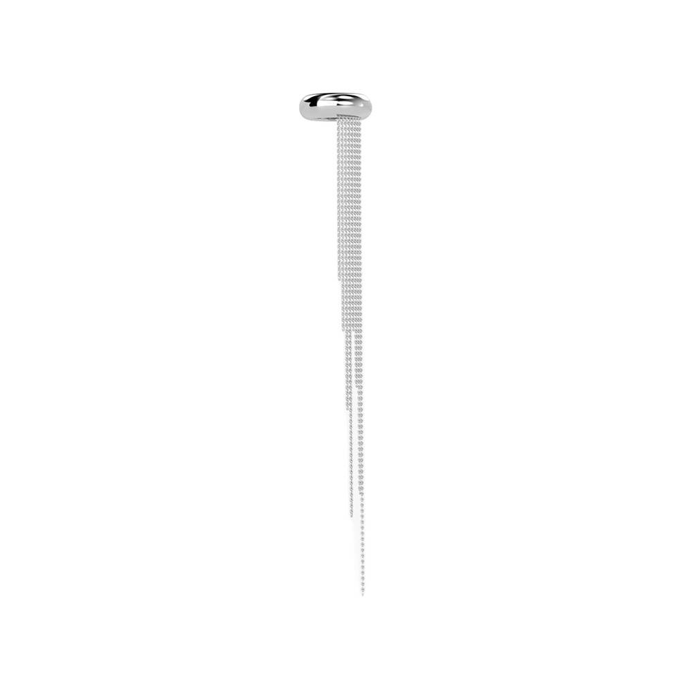 Drip Hook Rhodium Plated Ear Cuff |Gifts For Women & Girls| Waterproof, Anti Tarnish, Skin Safe Jewellery Silver Pl : OMER0109