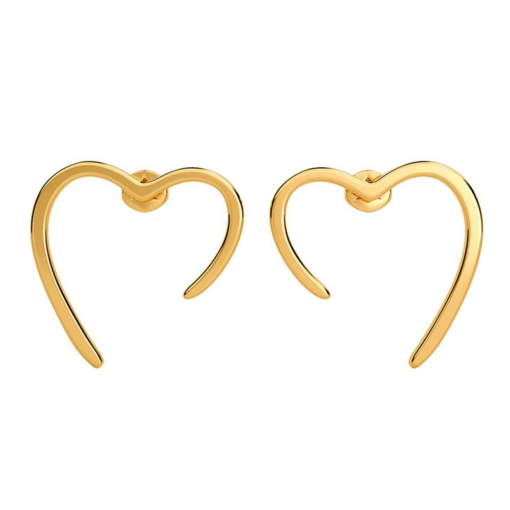 Sweet But Psycho Gold Plated Earrings |Gifts For Women & Girls| Waterproof, Anti Tarnish, Skin Safe Jewellery 18K Go : OMER046